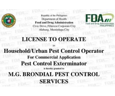 FDA LICENSE MGBRONDIAL